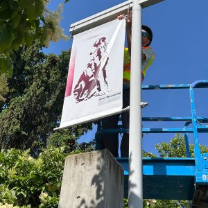 New art banners unveiled in Cultural District